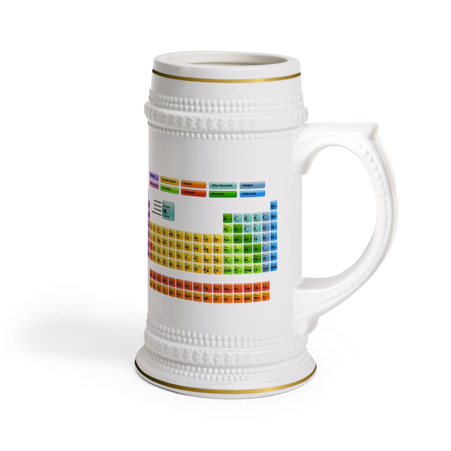 The Periodic Table | Pattern Beer Stein