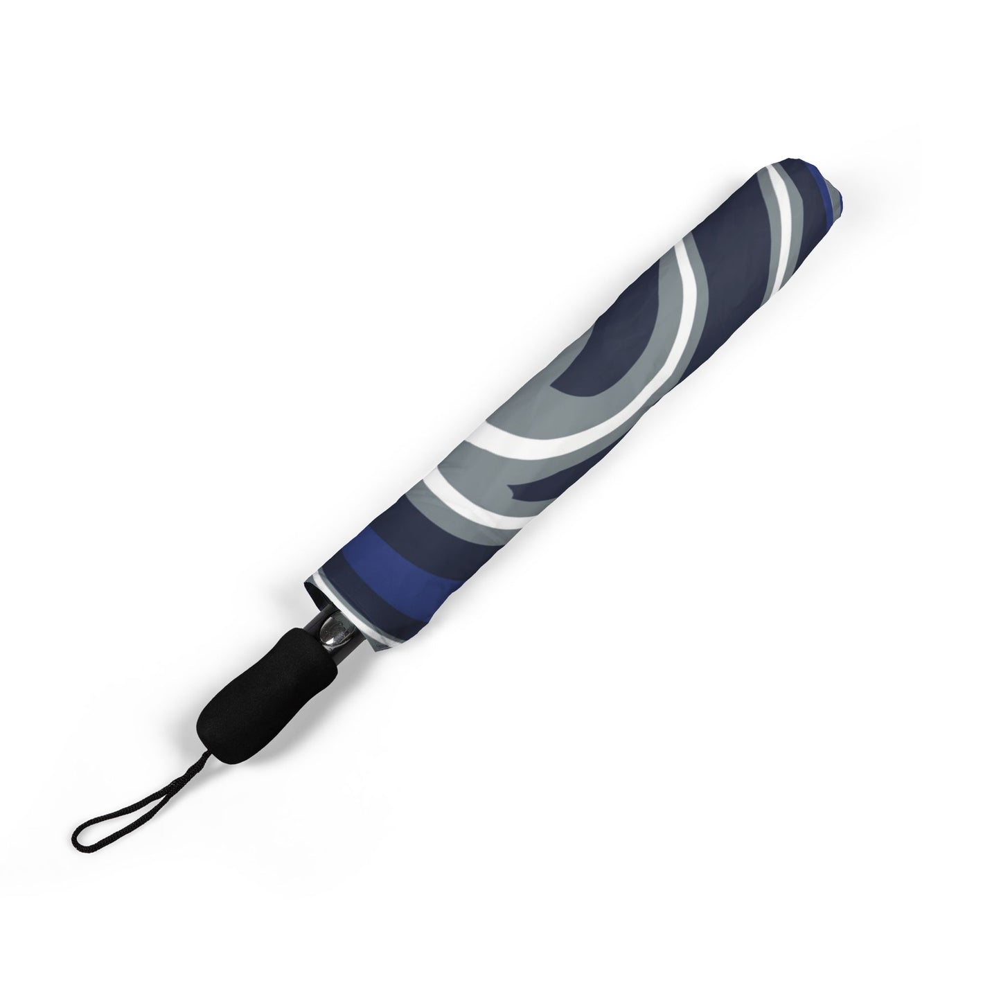 Cowboy Spiral Travel Umbrella | Dallas Silver & Blue