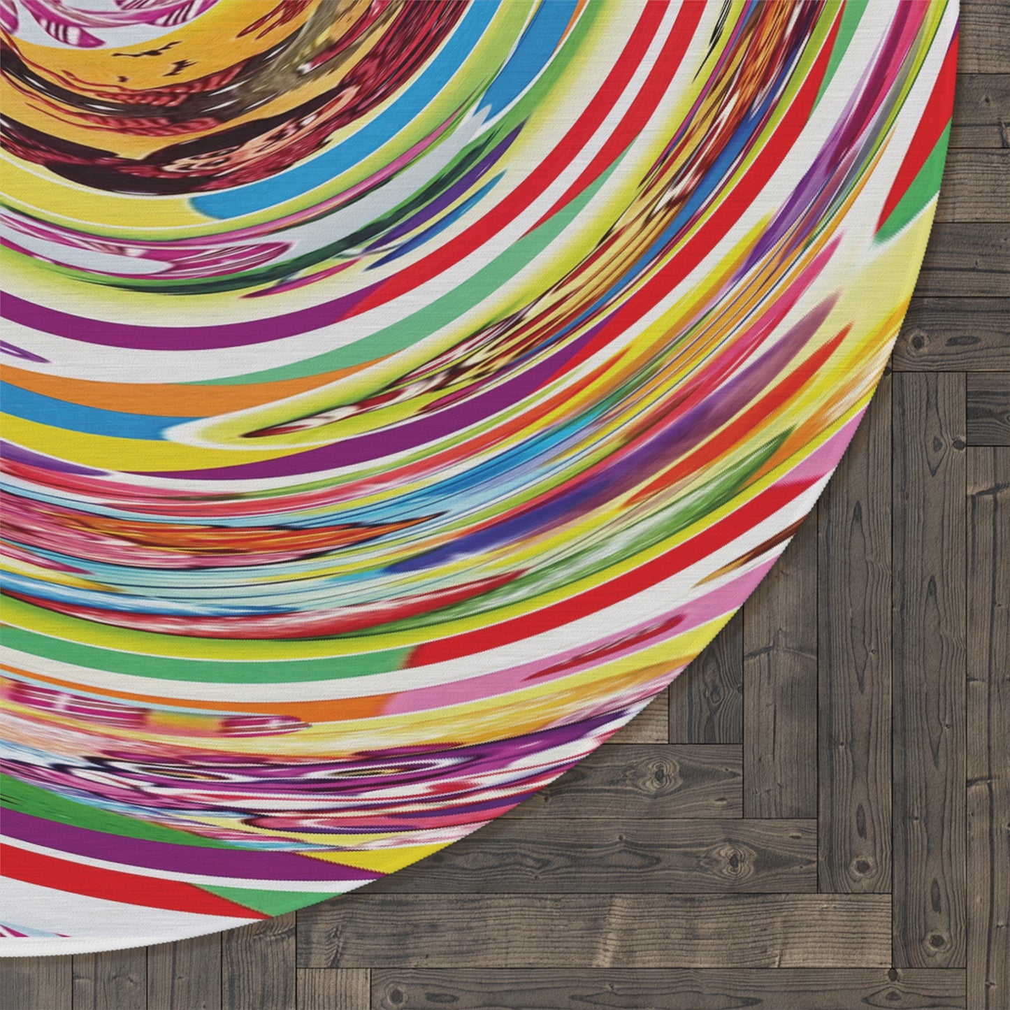CANDY LAND Inspired Spiral Round Rug | Classroom Playroom Mat