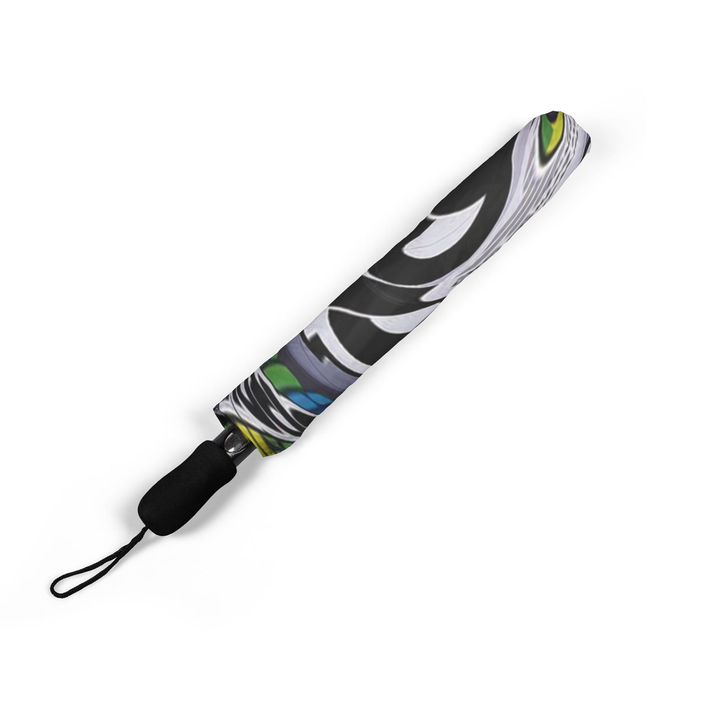 SORRY Game Spiral Abstract Rain Umbrella (Semi-Automatic)