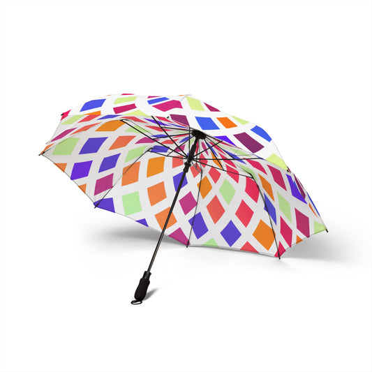 Kaleidoscope Mosaic Umbrella - Colorful Windproof | Art