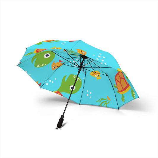 Sea Turtle Crab Umbrella - Kids Ocean Animal | Beach Gift