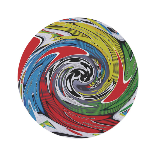 SORRY Inspired Spiral Round Rug | Classroom Playroom Mat