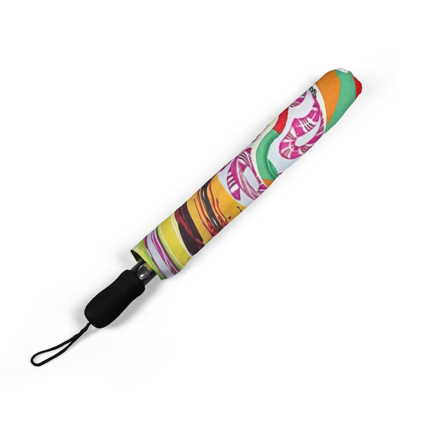Candy Land Swirl Umbrella - Playful Compact | Sweet Gift