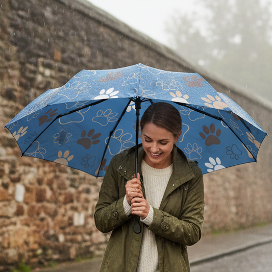 Dog Paws Print Umbrella