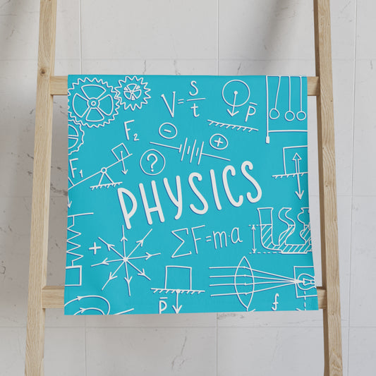 Physics Hand Towel - Fun Science Design for Teachers and Students