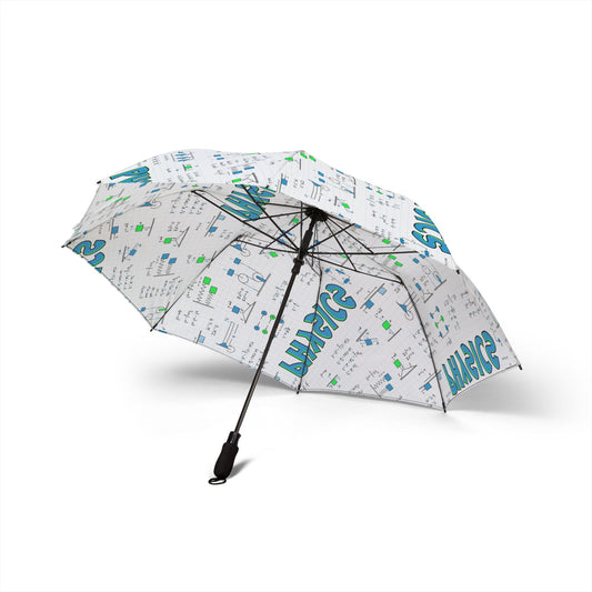Physics Formula Umbrella - Green Teal Science | Nerdy Gift