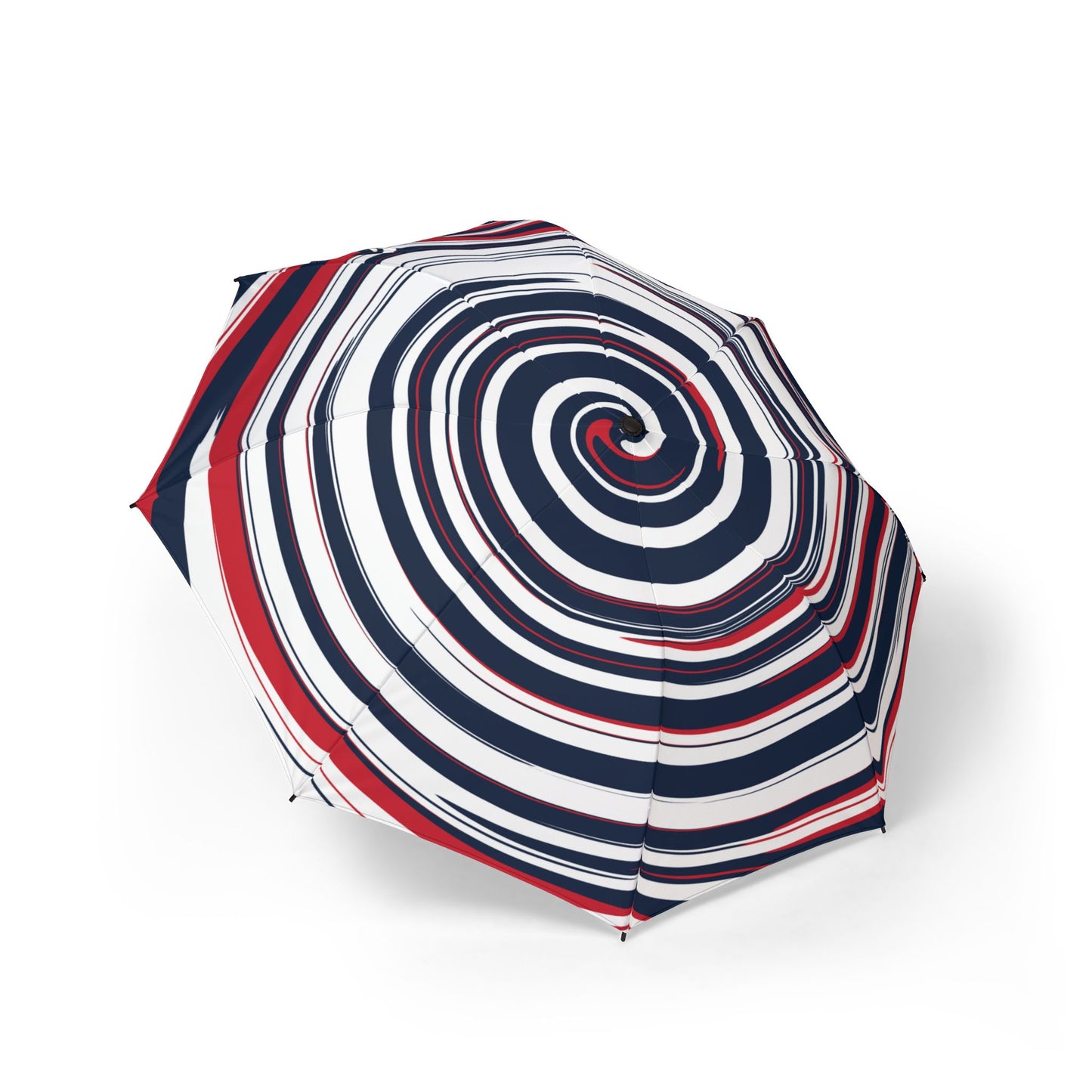 Patriot Spiral Umbrella| New England Nautical Blue & Red