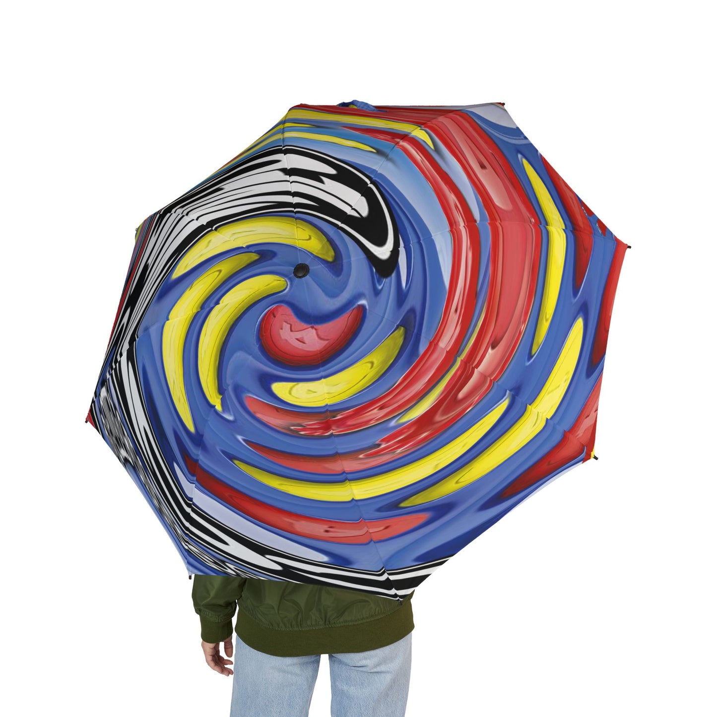Connect 4 Spiral Umbrella - Colorful Game Design | Retro Gift
