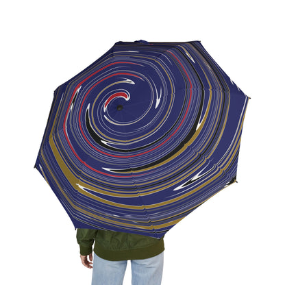 Raven Spiral Travel Umbrella | Baltimore Purple & Gold