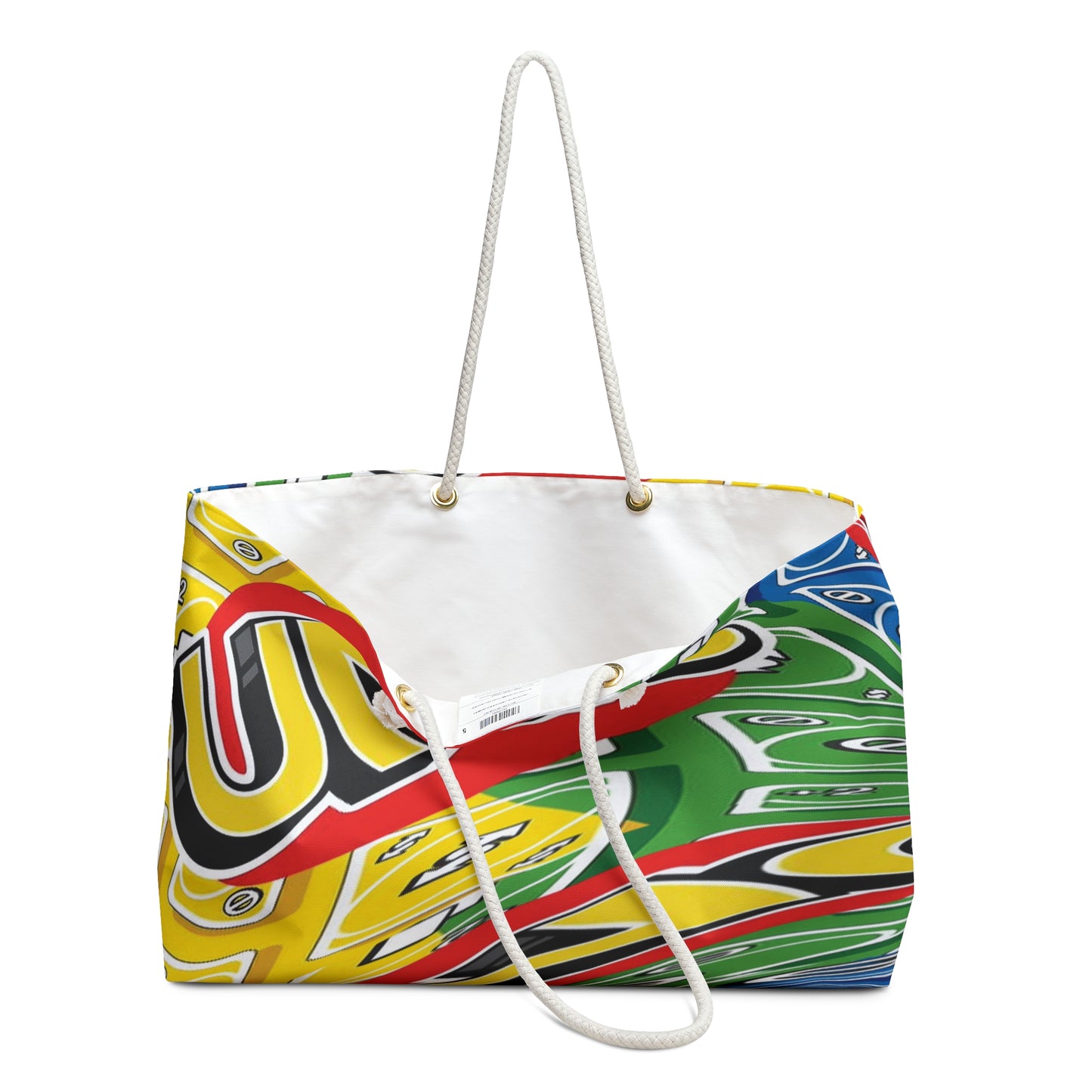 UNO Print Weekender Bag - Colorful Card Game Travel Tote