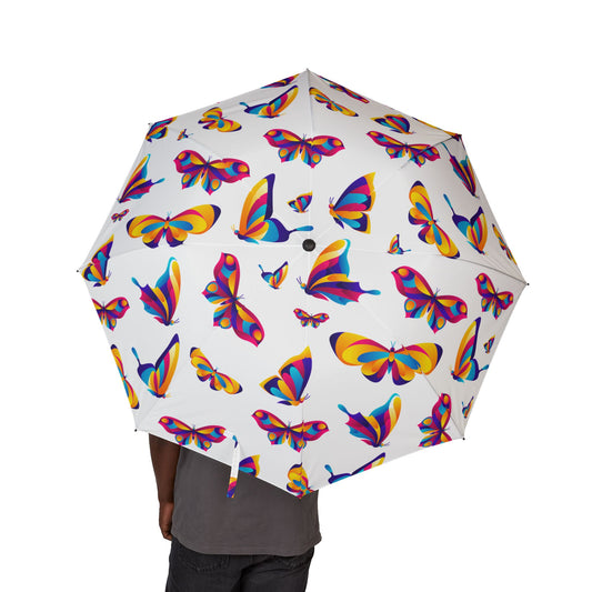 Butterfly Vivid Color Umbrella - Windproof | Nature Gift