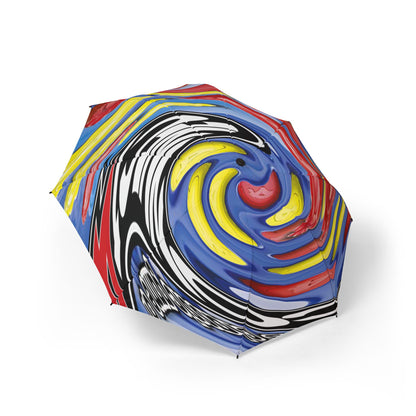 Connect 4 Spiral Umbrella - Colorful Game Design | Retro Gift