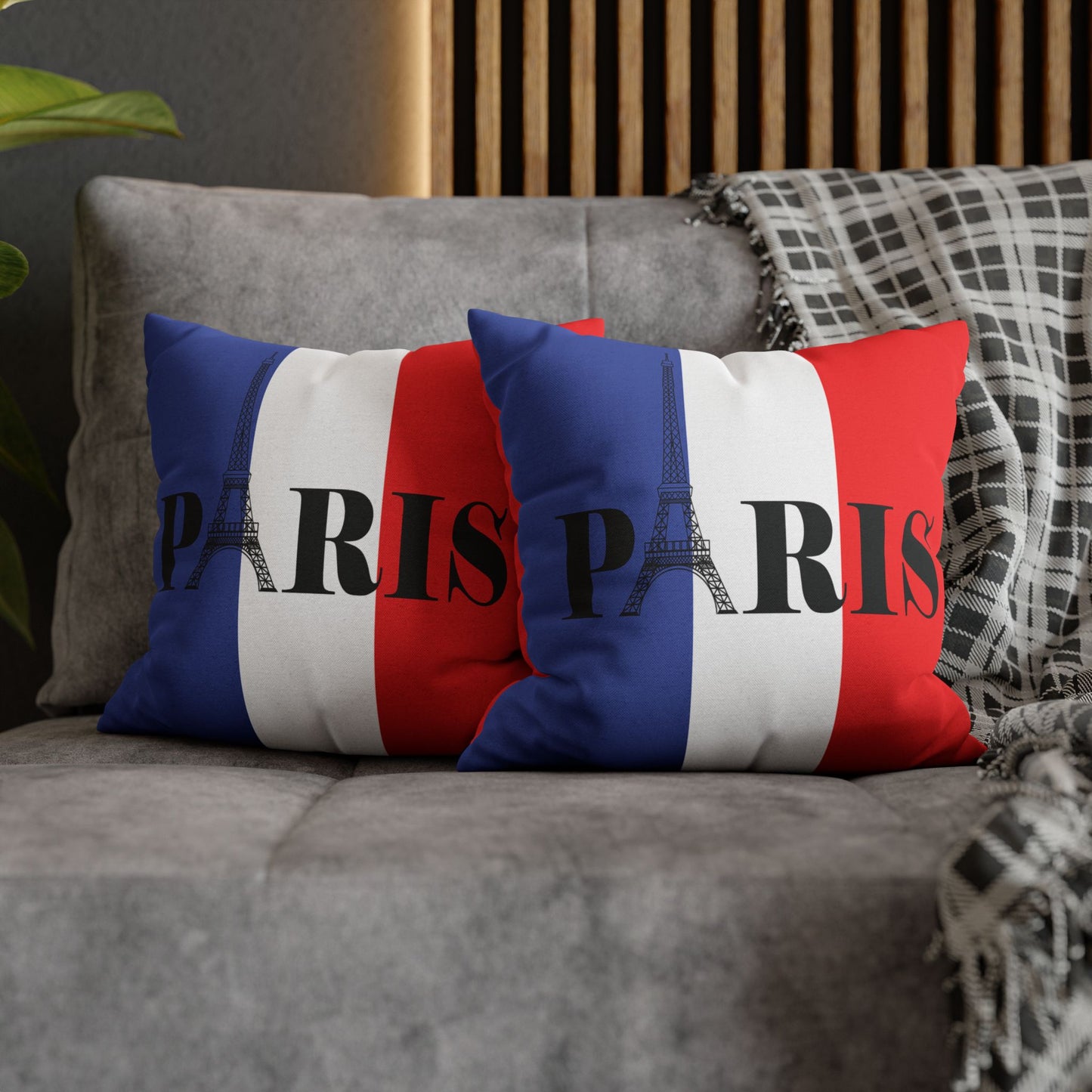 PARISIAN Eiffel Tower Decorative Pillowcase | Paris Throw Pillow