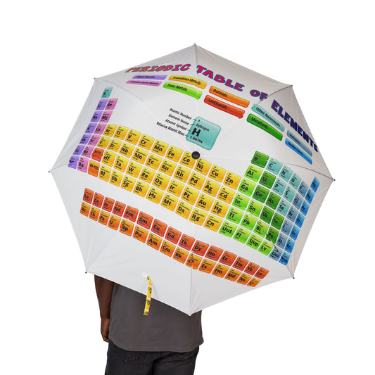 Periodic Table Umbrella - Colorful Science | Chemistry Gift