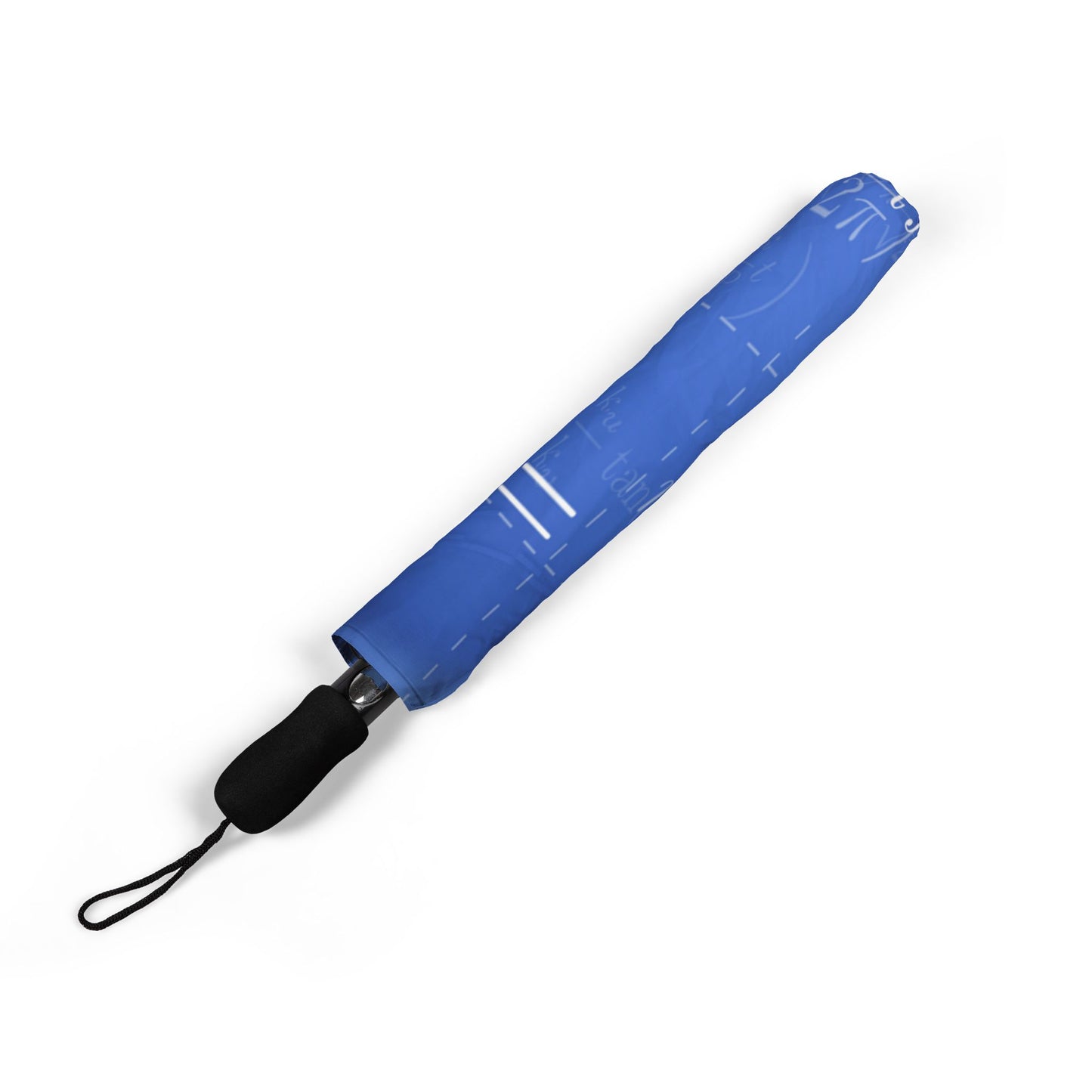 Math Formula Blue Pattern Umbrella | STEM Windproof Travel