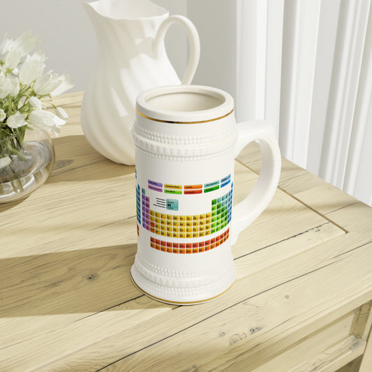 The Periodic Table | Pattern Beer Stein