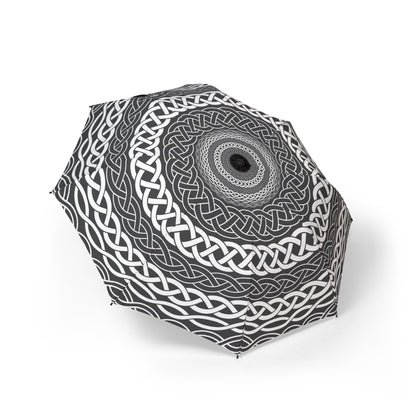 Celtic Knot Pattern Umbrella | Semi-Automatic Rain