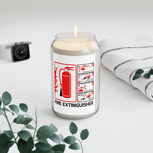 Fire Extinguisher Safety Candle – Smells Hot, Burns Smart