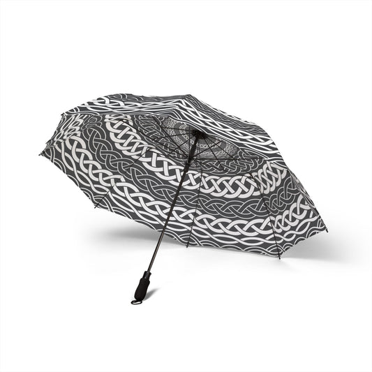 Celtic Knot Pattern Umbrella | Semi-Automatic Rain