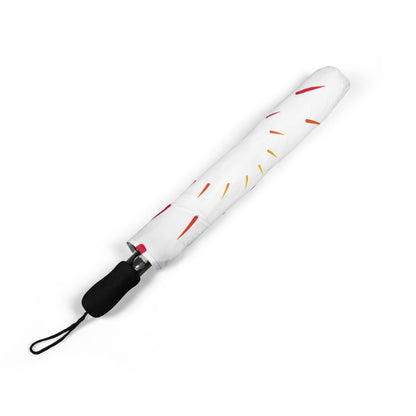 Spiral Flag Rainbow Umbrella - Foldable Compact | Pride