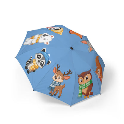 Woodland Animals Umbrella | Nature-Inspired Rain Protection with Forest Creatures