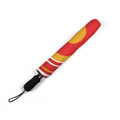 Chief Spiral Travel Umbrella | Kansas City Red & Yellow