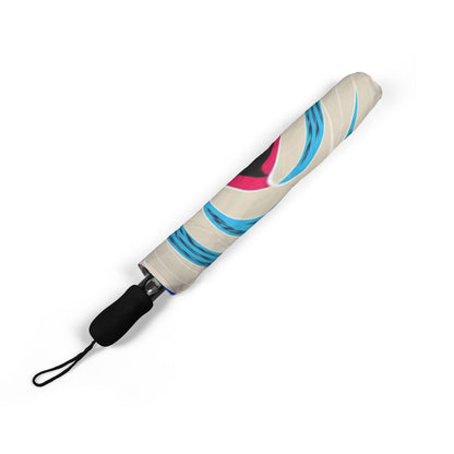 Scrabble Swirl Umbrella - Foldable Compact | Word Game
