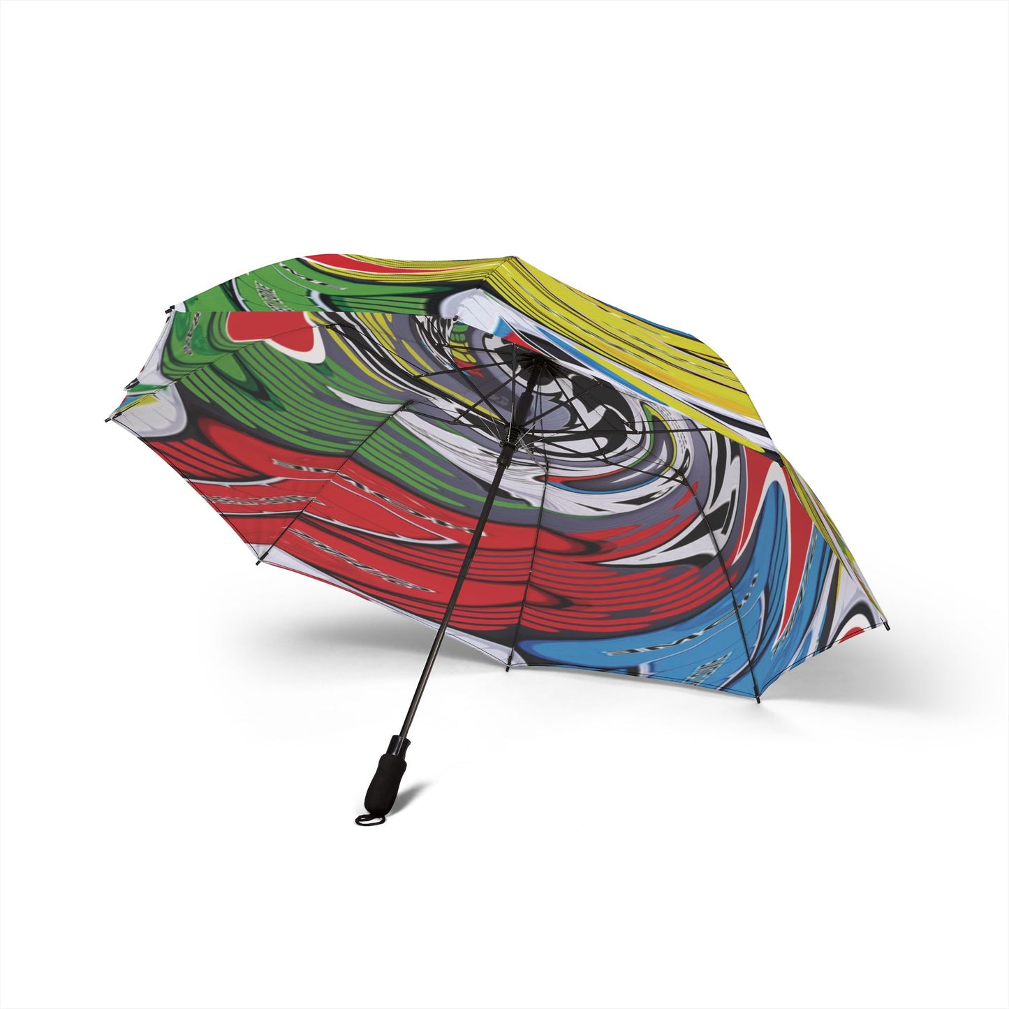 SORRY Game Spiral Abstract Rain Umbrella (Semi-Automatic)