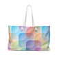 Soft Rainbow Pattern Weekender Bag - Pastel Travel Tote