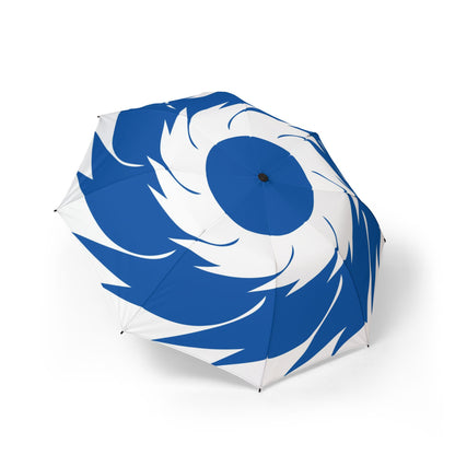 Blue Hurricane Swirl Umbrella - Windproof Symbol | Storm