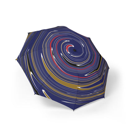 Raven Spiral Travel Umbrella | Baltimore Purple & Gold