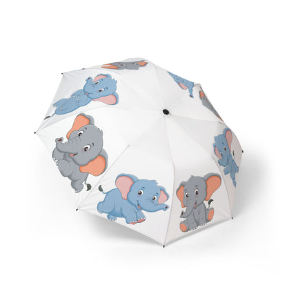 Cute Cartoon Elephant Umbrella - Windproof Travel | Kids