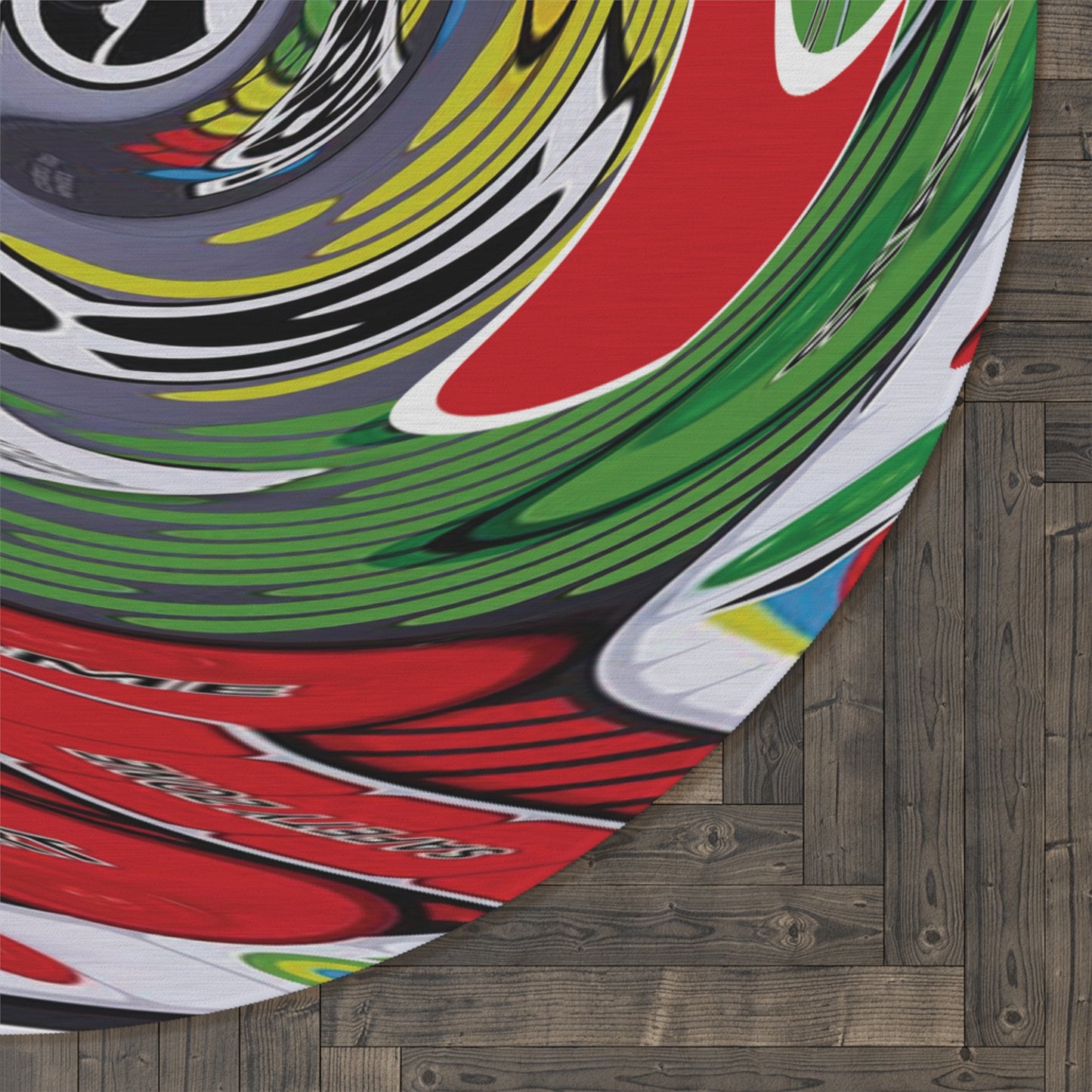 SORRY Inspired Spiral Round Rug | Classroom Playroom Mat