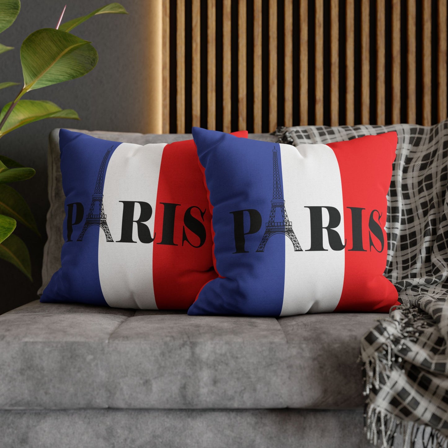 PARISIAN Eiffel Tower Decorative Pillowcase | Paris Throw Pillow