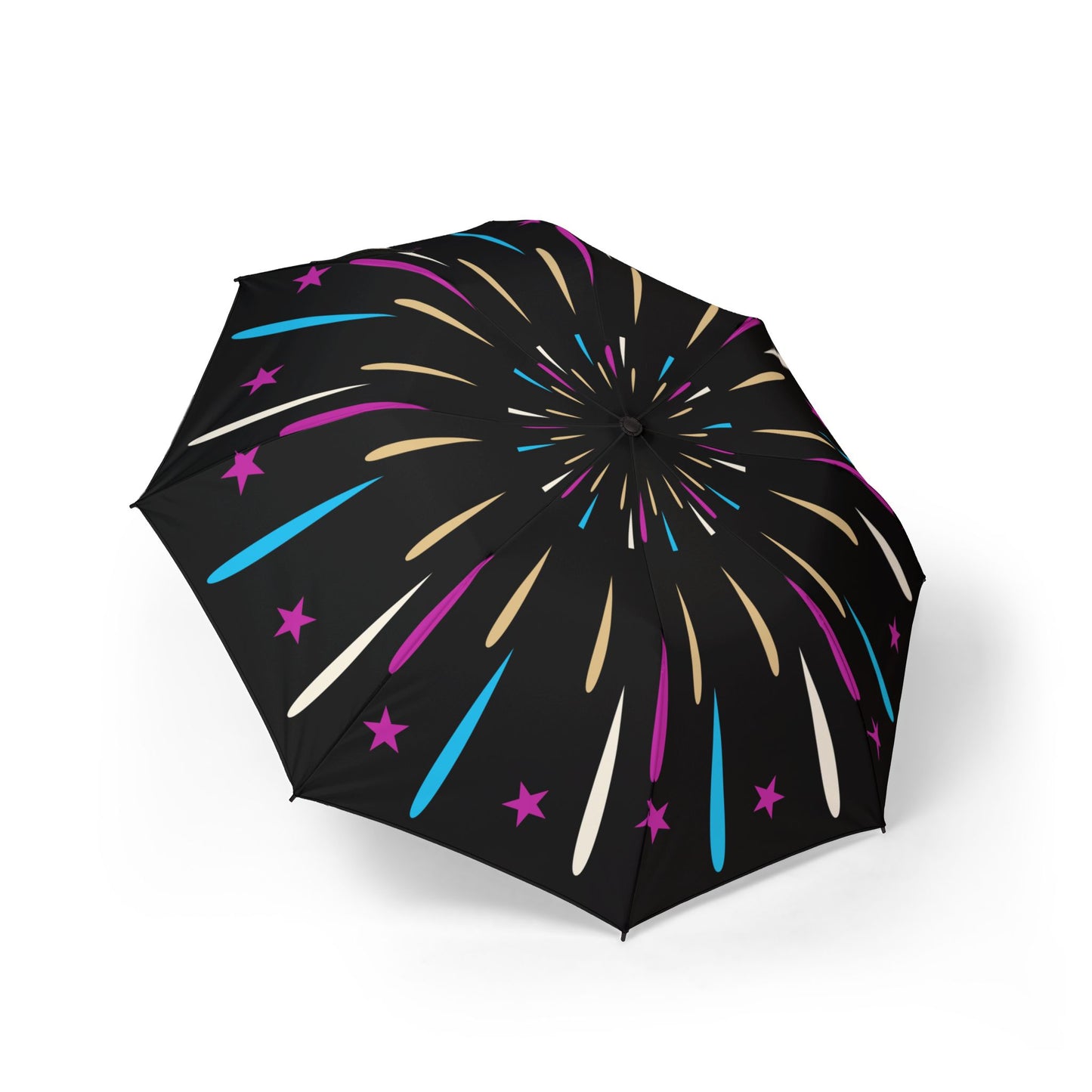 Neon Stars Fireworks Umbrella - Colorful Starburst | Party