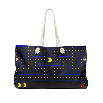 Pac Arcade Maze Weekender Bag - Retro Gamer Travel Tote
