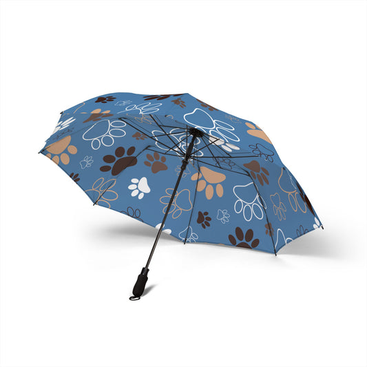 Dog Paws Print Umbrella - Cute Canine Pattern | Pet Gift