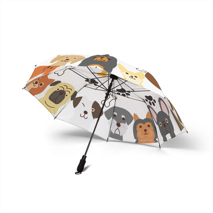 Dog Pattern Umbrella - Paw Prints Bones | Pet Lovers