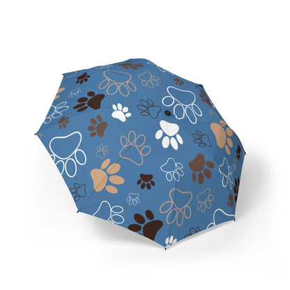 Dog Paws Print Umbrella - Cute Canine Pattern | Pet Gift