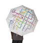 European Transit Map Umbrella - Windproof | Travel Gift