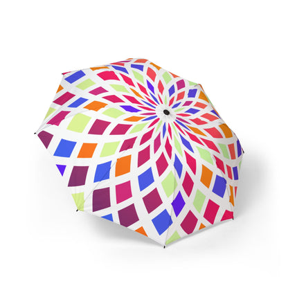 Kaleidoscope Mosaic Umbrella - Colorful Windproof | Art