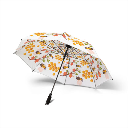 Bee Honeycomb Umbrella - Floral Foldable | Nature Lovers
