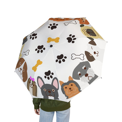 Dog Pattern Umbrella - Paw Prints Bones | Pet Lovers