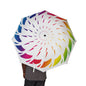 Spiral Flag Rainbow Umbrella - Foldable Compact | Pride