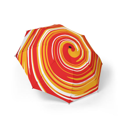 Chief Spiral Travel Umbrella | Kansas City Red & Yellow