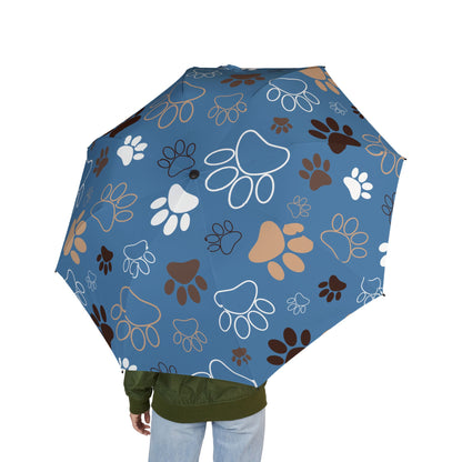 Dog Paws Print Umbrella - Cute Canine Pattern | Pet Gift