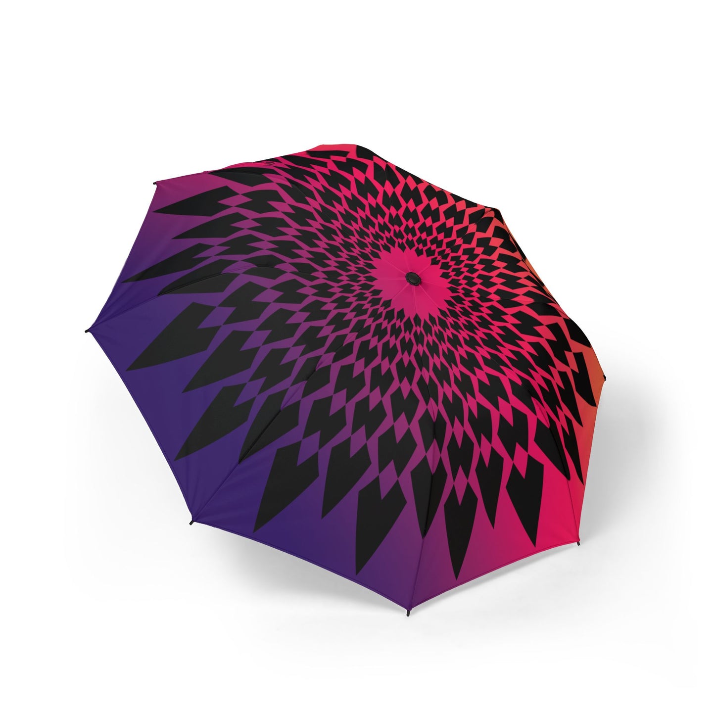 Geometric Sunburst Umbrella - Pink Purple | Modern Design