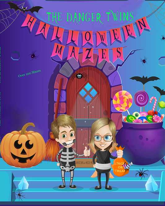 Halloween Mazes Activity Puzzle book  |  Mazes For Kids