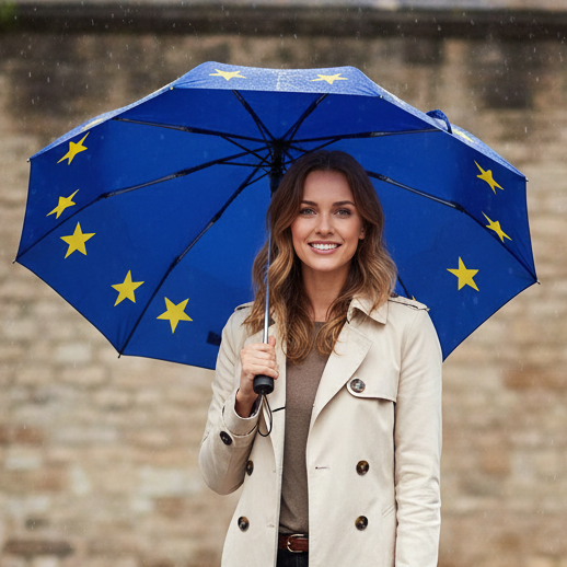 European Flag Umbrella